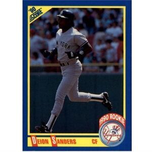 1990 DEION SANDERS SCORE ROOKIE CARD